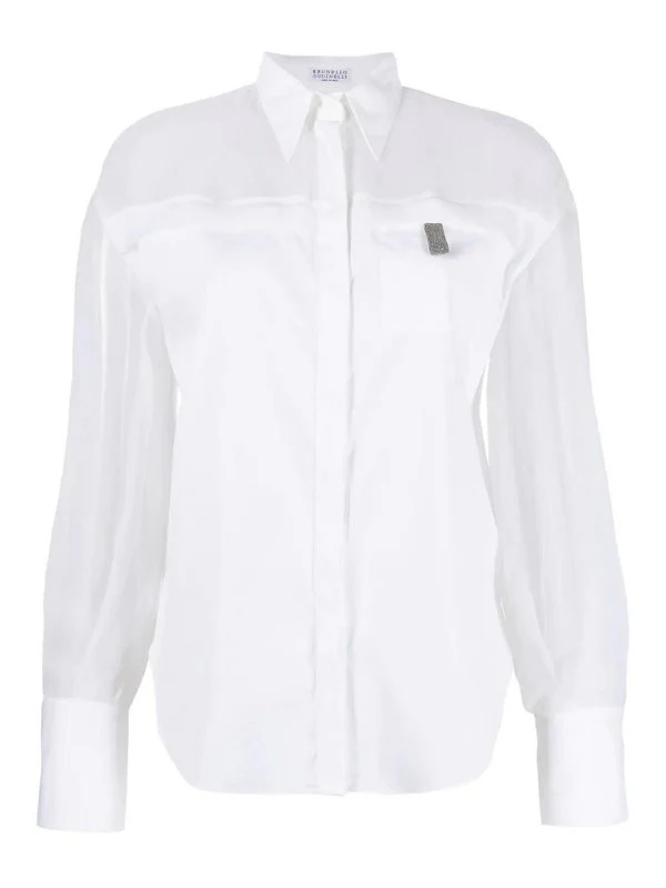 BRUNELLO CUCINELLI WOMEN'S SHIRT M0091MS806_C159 NWT