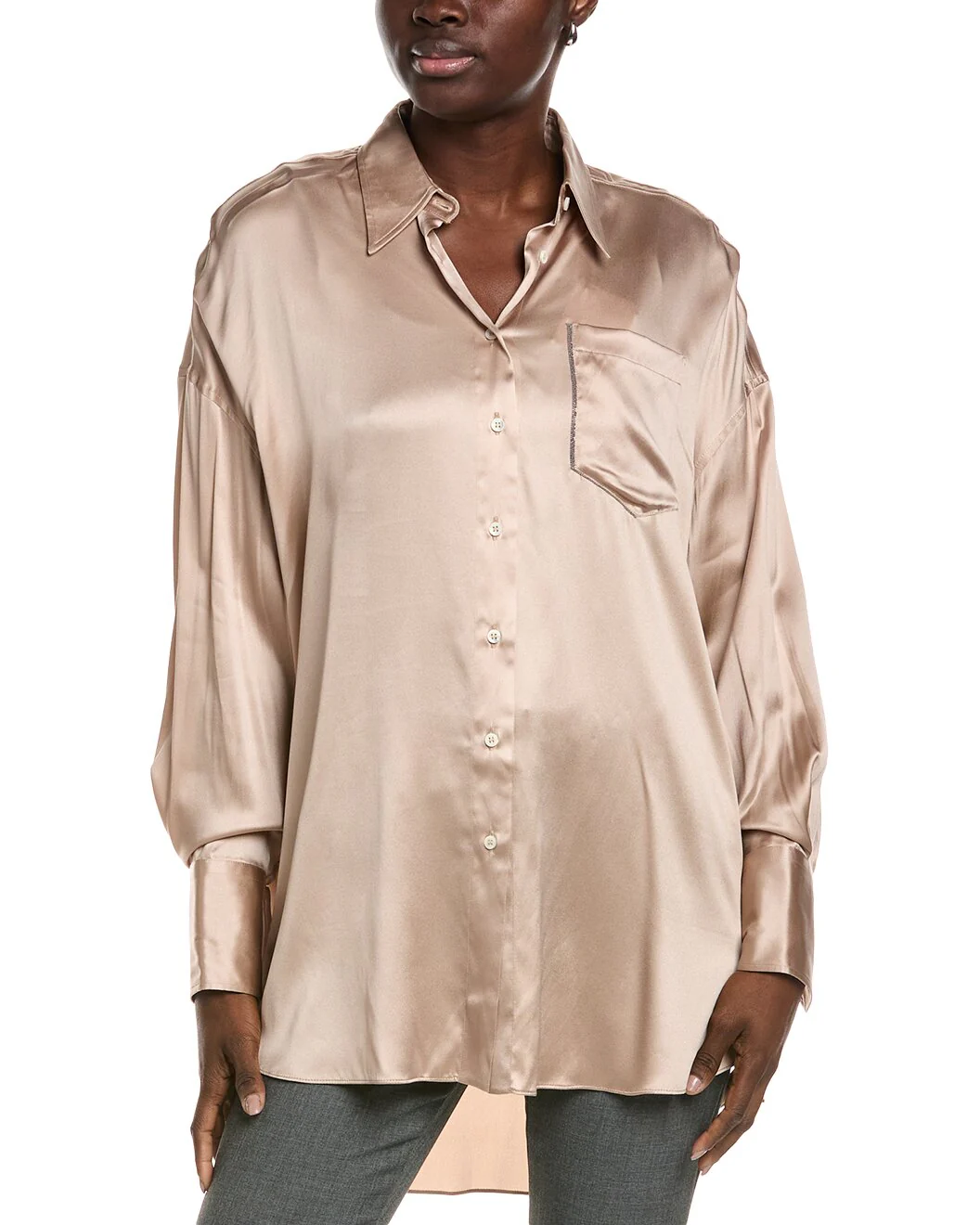 BRUNELLO CUCINELLI WOMEN'S SHIRT M0C59NC336_C7914 NWT