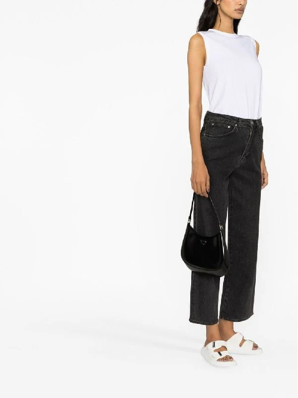BRUNELLO CUCINELLI WOMEN'S WHITE SLEEVELESS FITTED TOP - Image 2