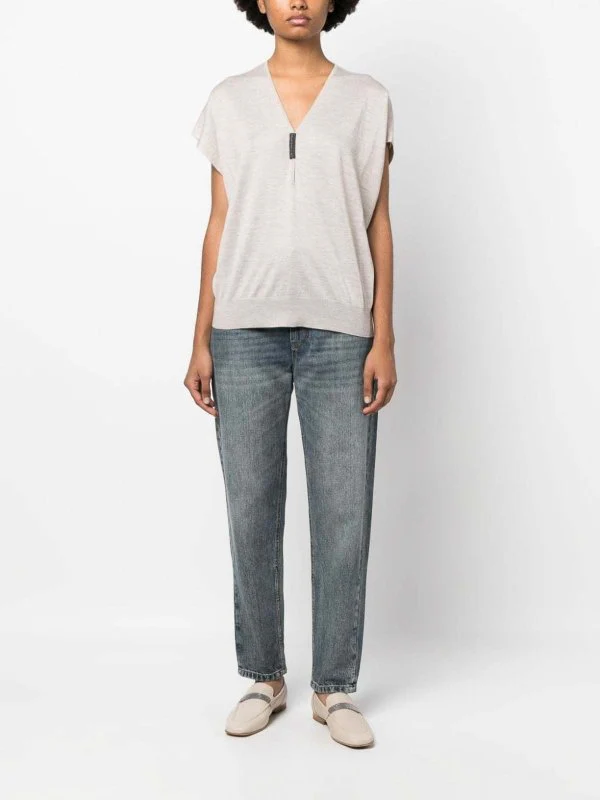 BRUNELLO CUCINELLI WOMEN'S SHIRT M13845512_CIQ63 NWT - Image 2