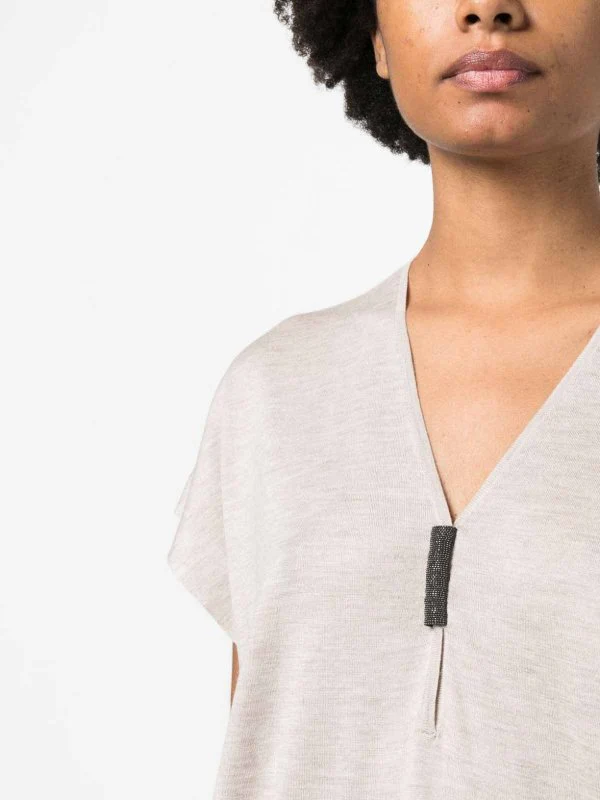 BRUNELLO CUCINELLI WOMEN'S SHIRT M13845512_CIQ63 NWT - Image 3