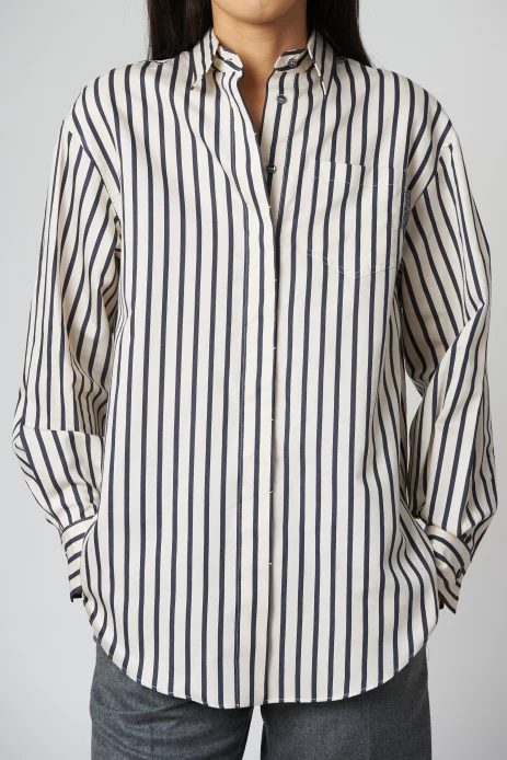 BRUNELLO CUCINELLI WOMEN'S SHIRT MA767MU806_C1220 NWT