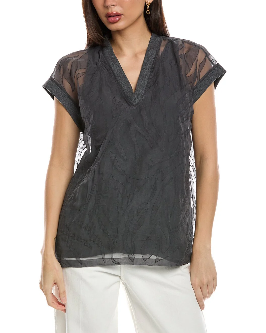BRUNELLO CUCINELLI WOMEN'S SHIRT MF940EX102_C079 NWT