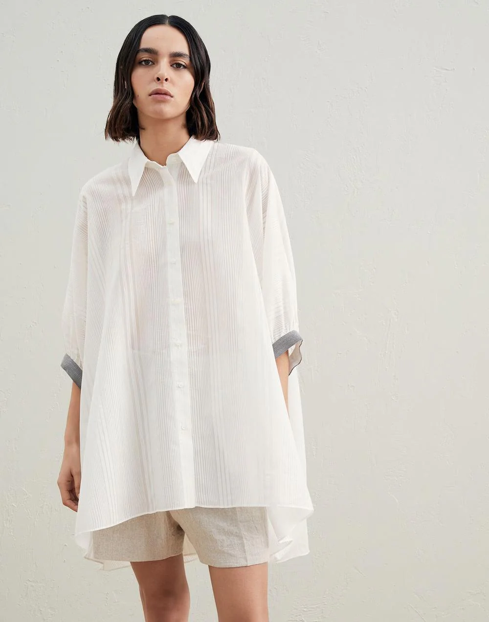 BRUNELLO CUCINELLI WOMEN'S SHIRT MH786RK606_C9720 NWT