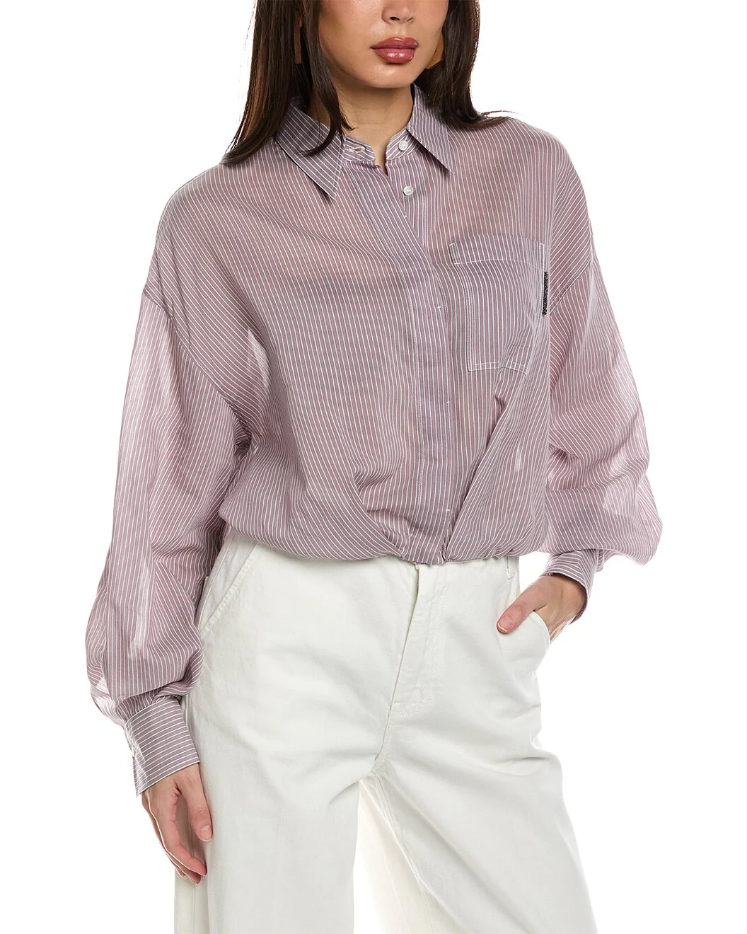 BRUNELLO CUCINELLI WOMEN'S SHIRT MH787MF161_C001 NWT