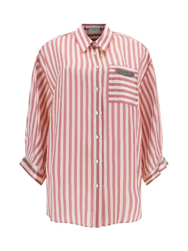 BRUNELLO CUCINELLI WOMEN'S SHIRT MH788MV556_C880 NWT