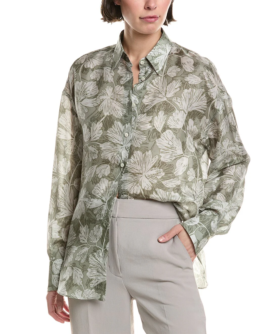 BRUNELLO CUCINELLI WOMEN'S SHIRT ML926RC616_C6301 NWT