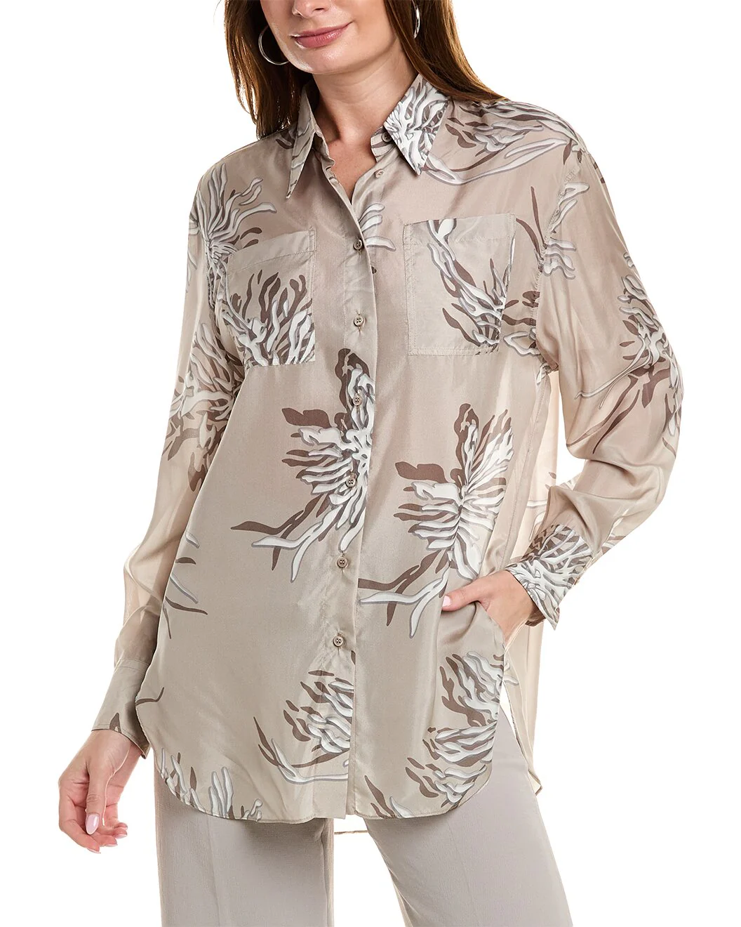 BRUNELLO CUCINELLI WOMEN'S SHIRT ML958RK216_C6902 NWT
