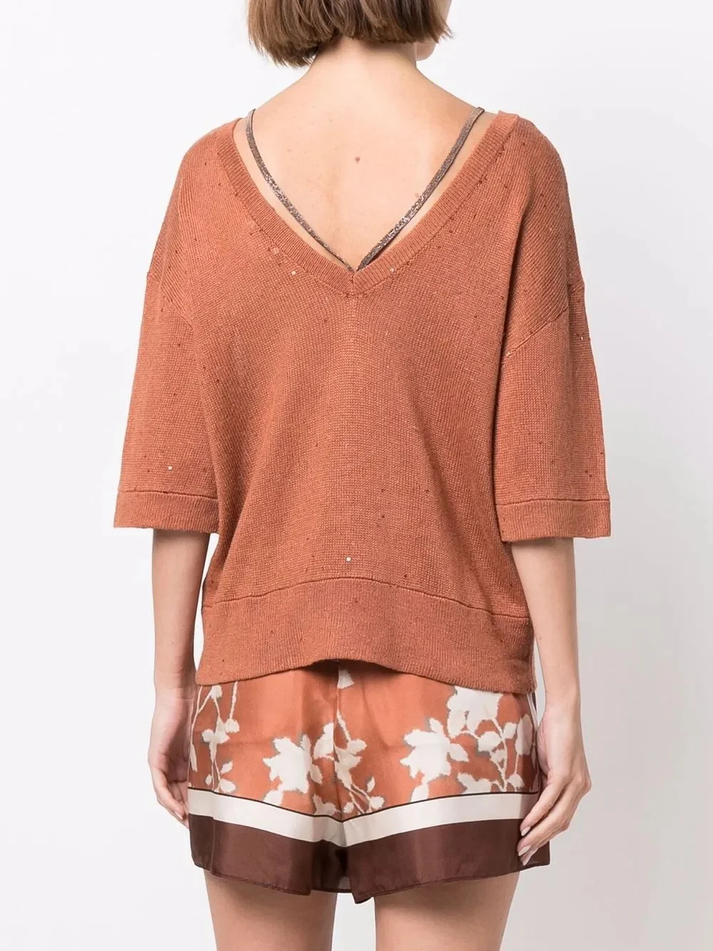 BRUNELLO CUCINELLI WOMEN'S SWEATER M10543522P_C8640 NWT - Image 4