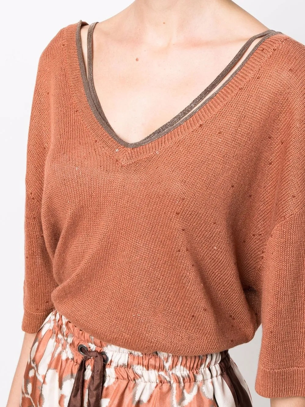BRUNELLO CUCINELLI WOMEN'S SWEATER M10543522P_C8640 NWT - Image 5