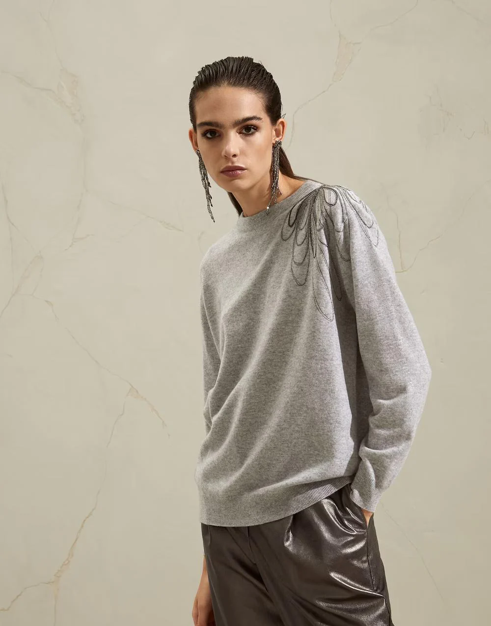 BRUNELLO CUCINELLI WOMEN'S SWEATER M12176200_C2642 NWT