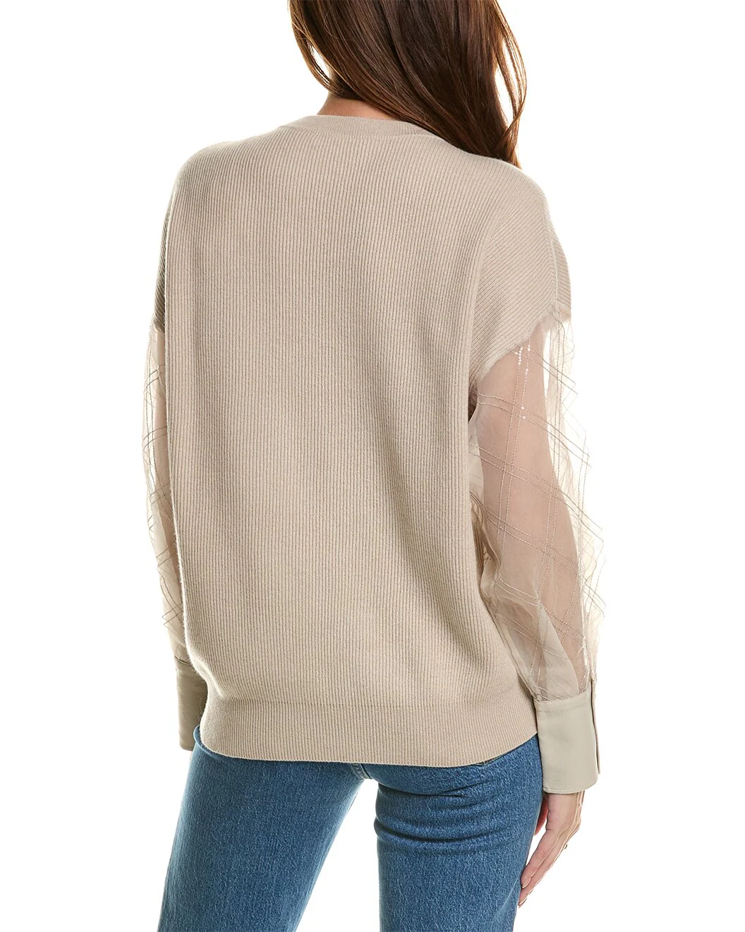 BRUNELLO CUCINELLI WOMEN'S SWEATER M12184200_C8539 NWT - Image 2