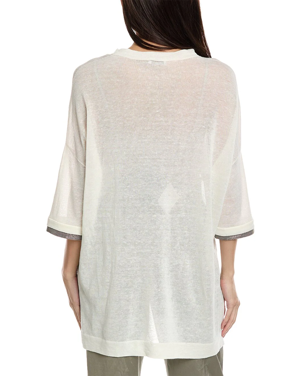 BRUNELLO CUCINELLI WOMEN'S SWEATER M1T134910_C2723 NWT - Image 2