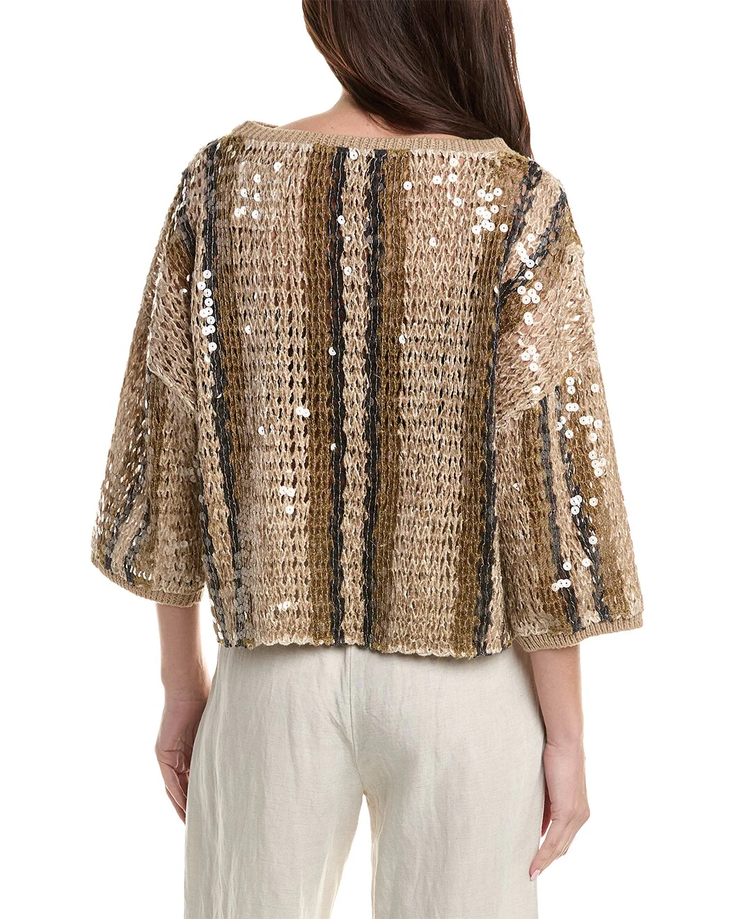 BRUNELLO CUCINELLI WOMEN'S SWEATER M3YR04108_CKC07 NWT - Image 2