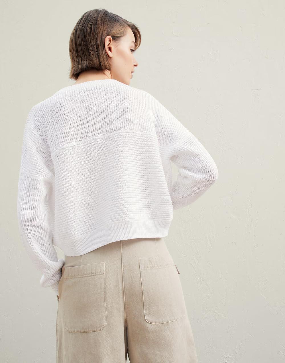 BRUNELLO CUCINELLI WOMEN'S SWEATER M78763800_C159 NWT - Image 4