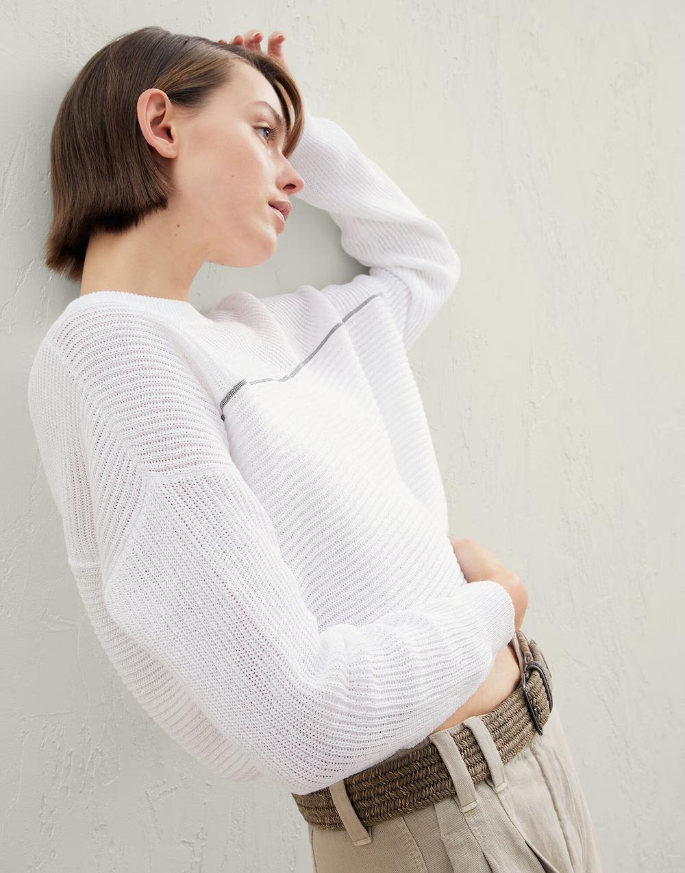 BRUNELLO CUCINELLI WOMEN'S SWEATER M78763800_C159 NWT - Image 5