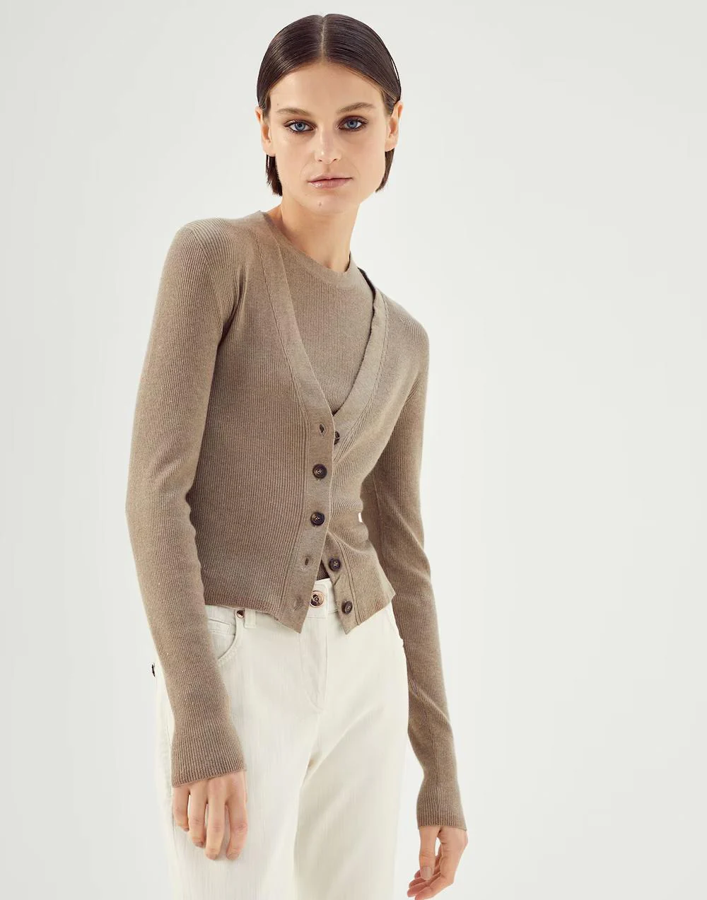 BRUNELLO CUCINELLI WOMEN'S SWEATER M9A823606_C9330 NWT