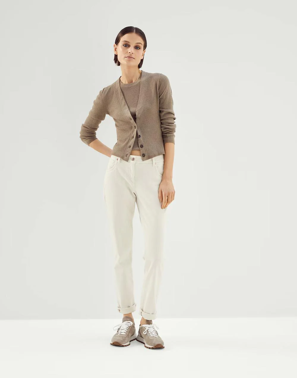 BRUNELLO CUCINELLI WOMEN'S SWEATER M9A823606_C9330 NWT - Image 3