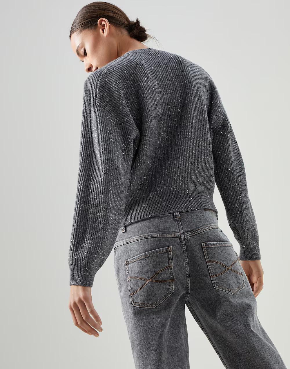 BRUNELLO CUCINELLI WOMEN'S SWEATER MBM755902_C503 NWT - Image 4