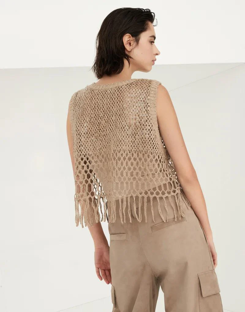 BRUNELLO CUCINELLI WOMEN'S SWEATER MCBR02200_C9320 NWT - Image 4