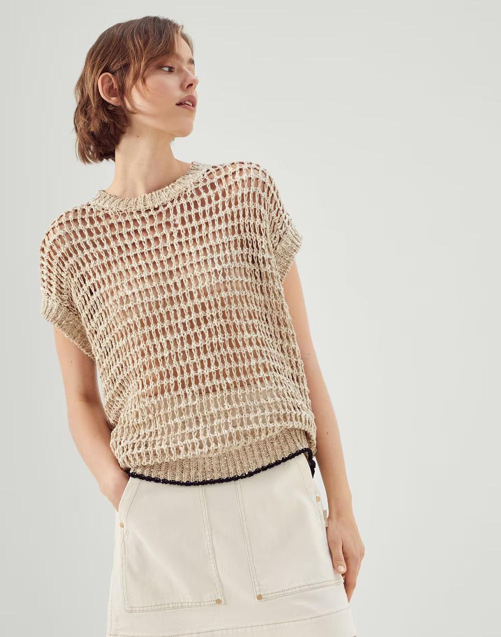 BRUNELLO CUCINELLI WOMEN'S SWEATER MDK332620_CLF43 NWT