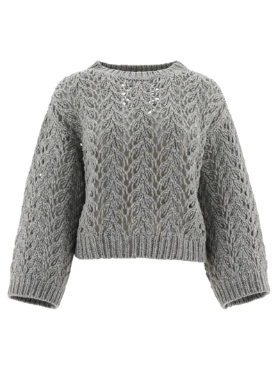 BRUNELLO CUCINELLI WOMEN'S SWEATER MES320900_C072 NWT