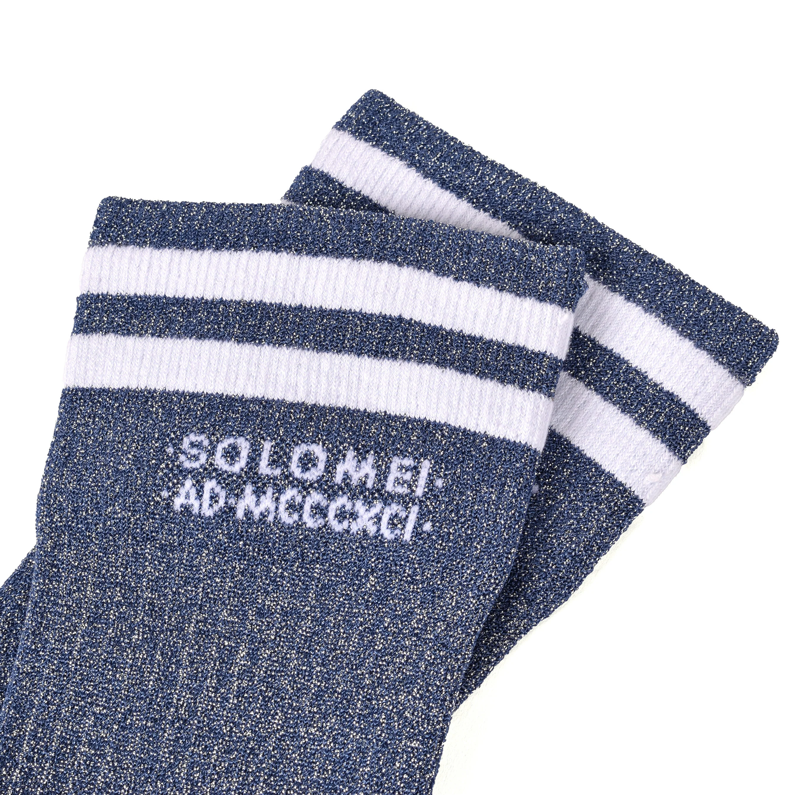 BRUNELLO CUCINELLI WOMEN'S TWO TONE KNIT SOCKS - Image 2