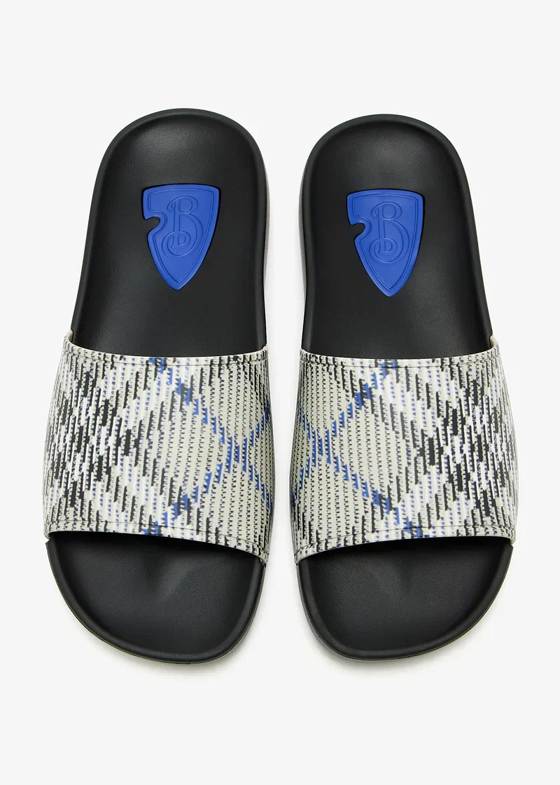 Burberry GREY Slides Dive (M) - Image 4