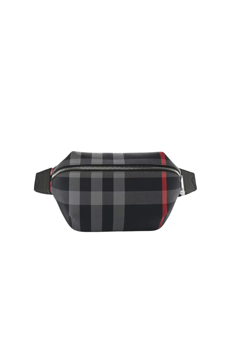 Burberry House Check Sonny Bum Bag Navy Grey