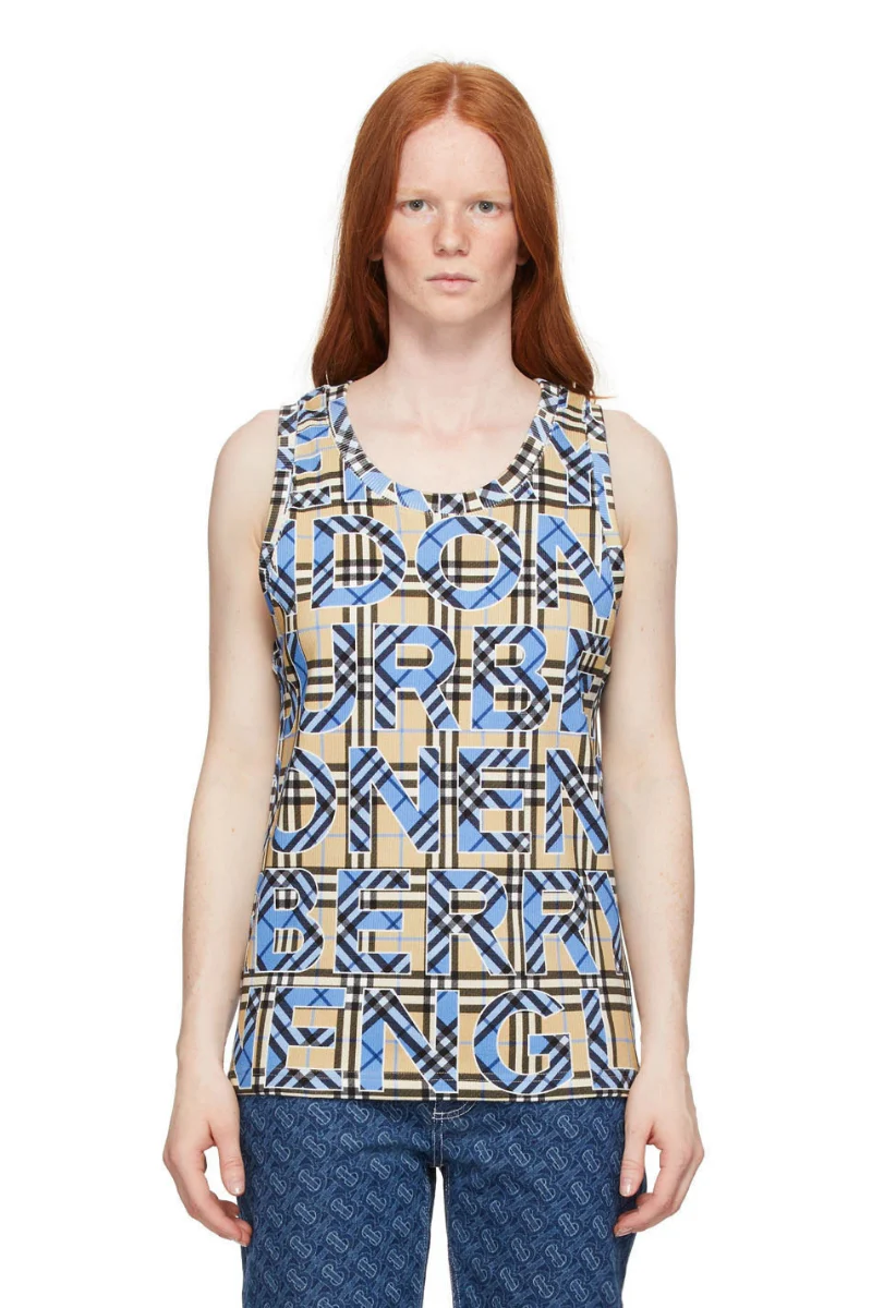 Burberry Women's Printed Tank Top - Image 2