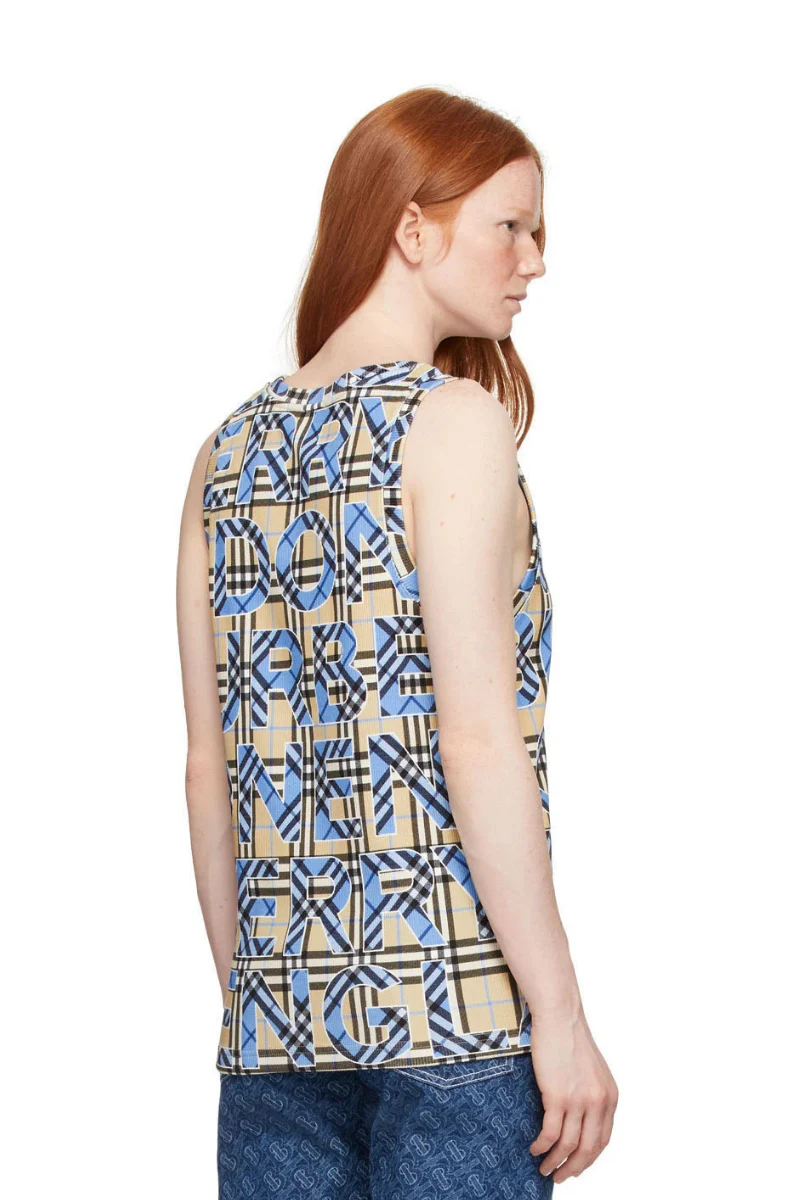 Burberry Women's Printed Tank Top - Image 3