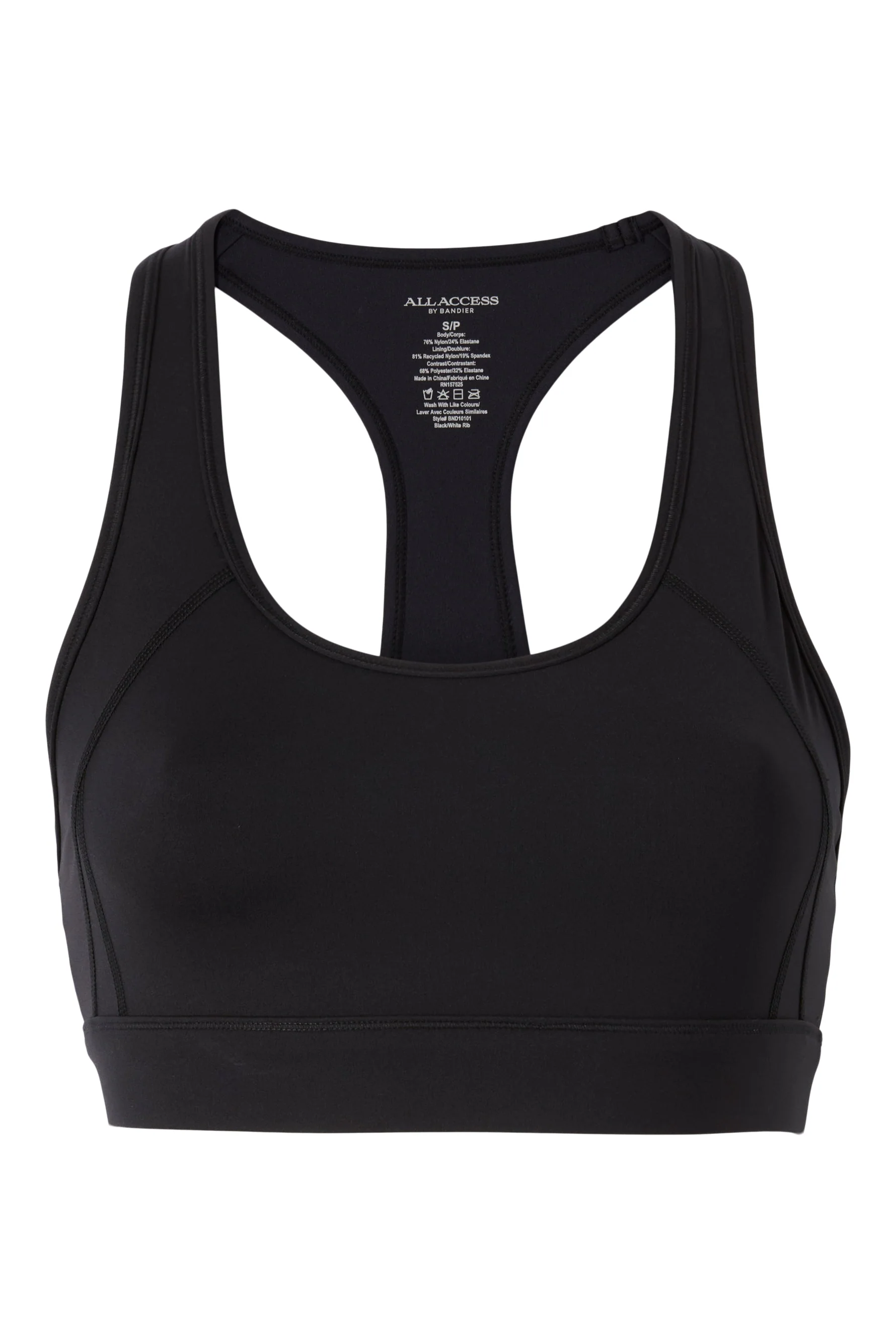 BANDIER Center Stage Bra - Black Bnd10172 - Image 8