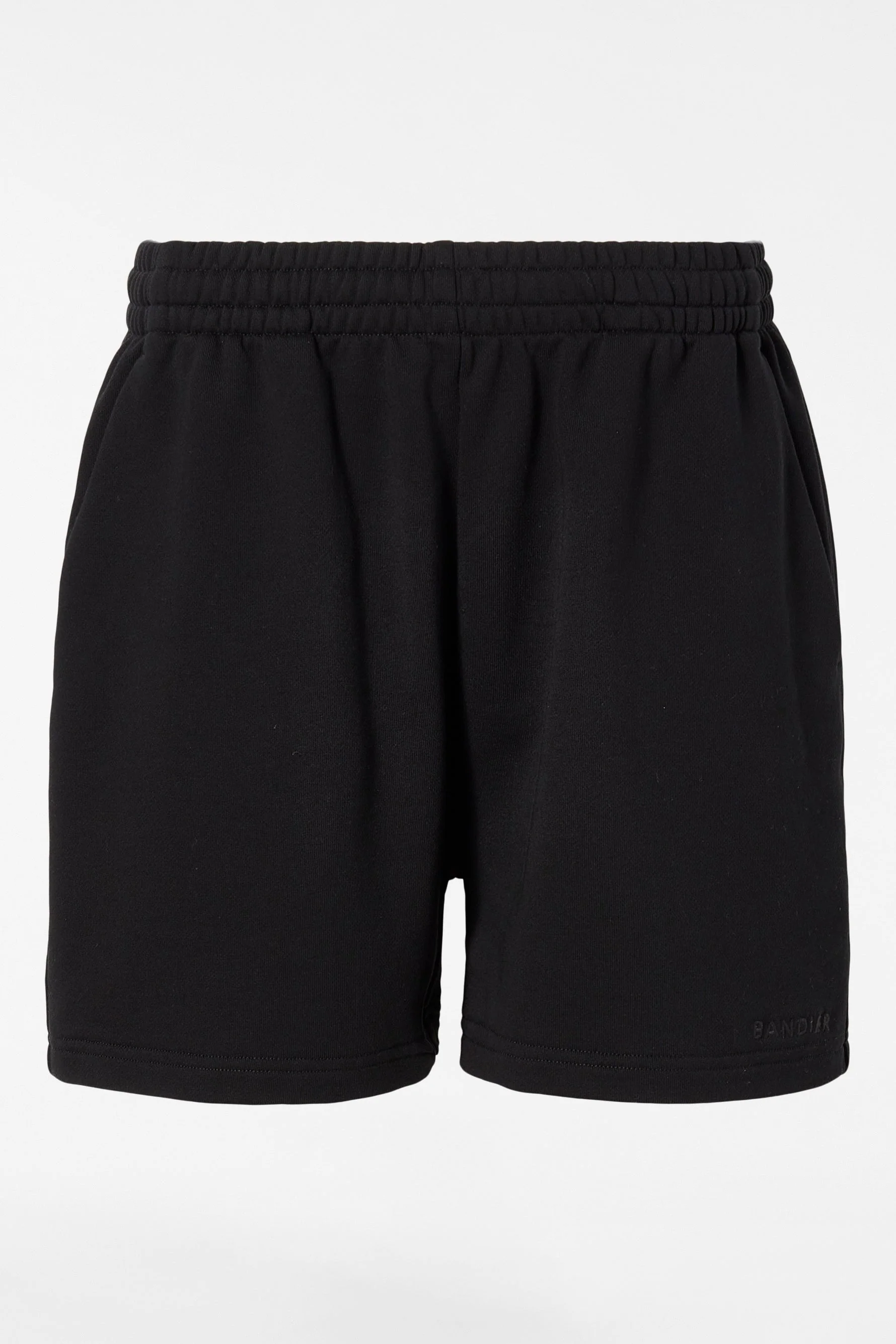 BANDIER Classic Logo Terry Sweat Short - Black BND10299 - Image 7
