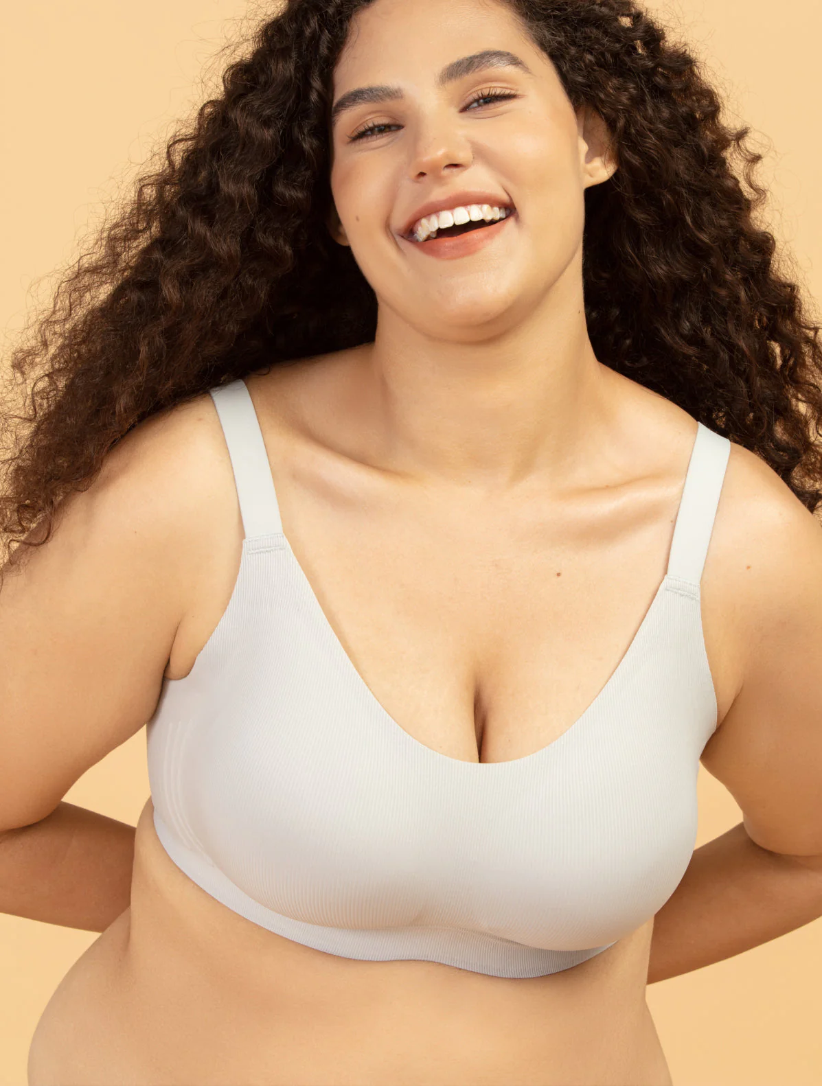 Airlite Breathable Wireless Bra with Vertical Stripes - Image 10