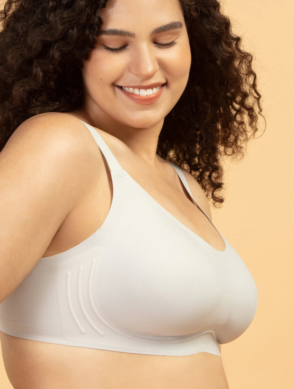 Airlite Breathable Wireless Bra with Vertical Stripes - Image 11