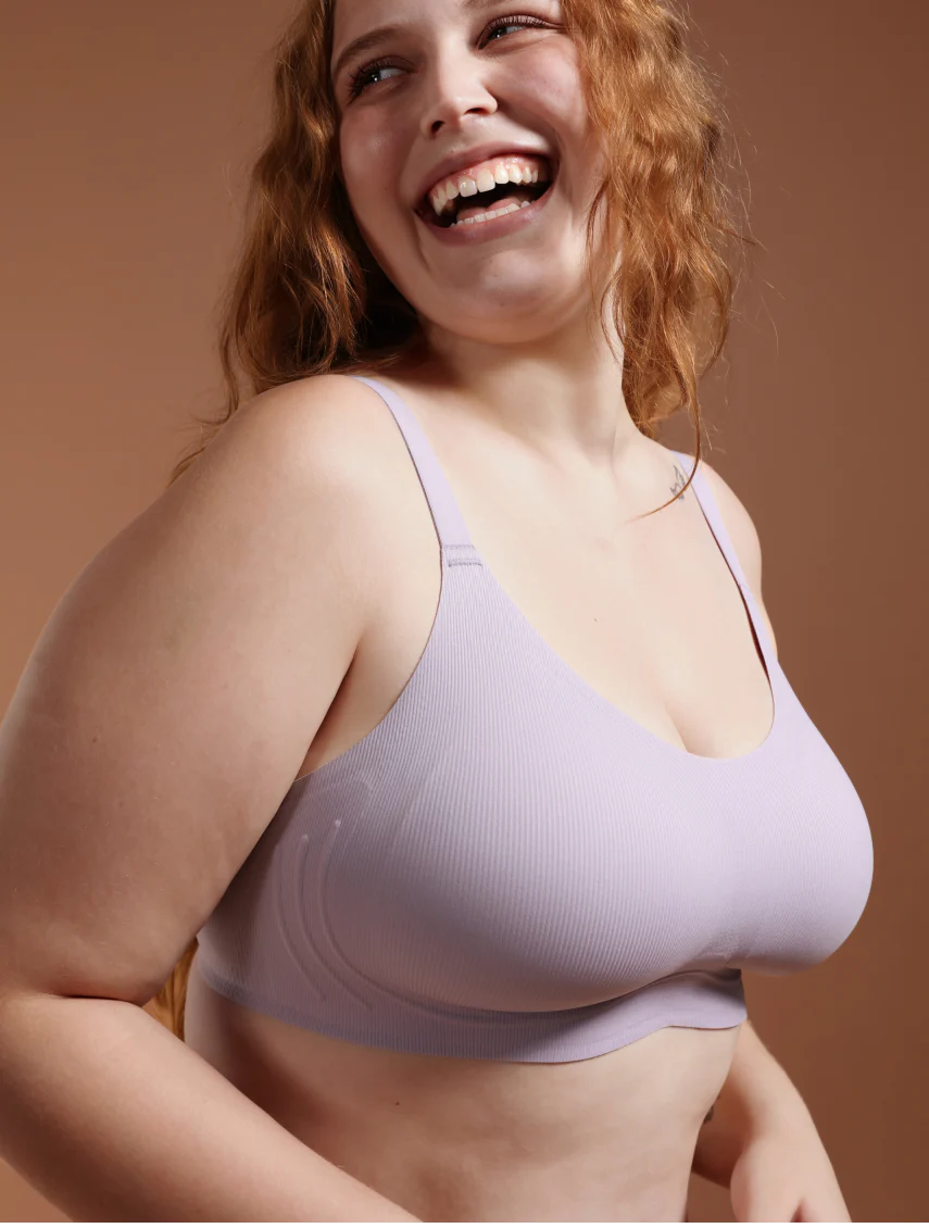 Airlite Breathable Wireless Bra with Vertical Stripes - Image 13