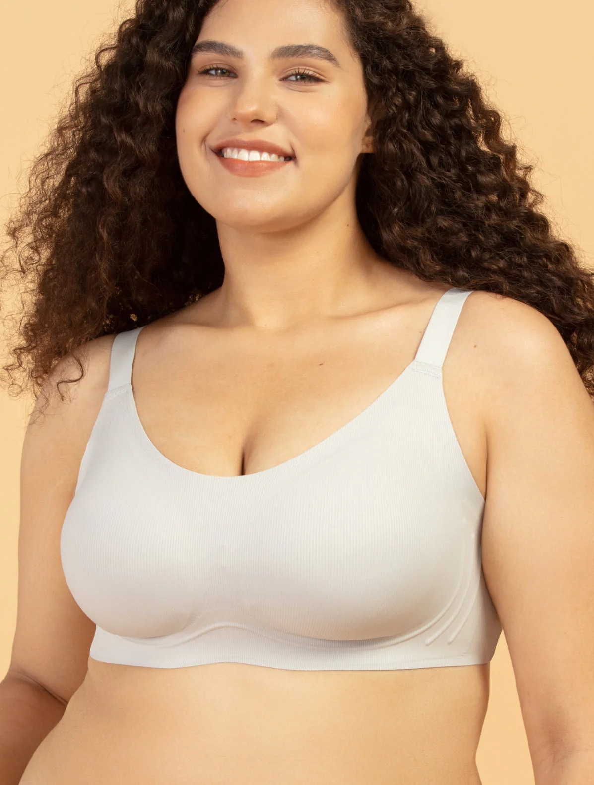 Airlite Breathable Wireless Bra with Vertical Stripes - Image 9