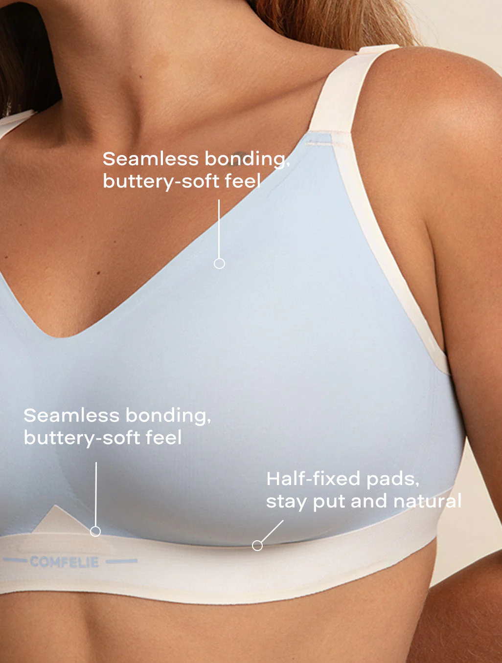 Airlite Color Block V-Neck Everyday Bra - Image 9