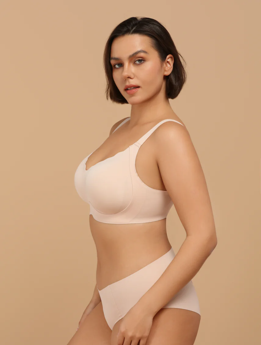 Airlite Plunge Bra with Scallop Edges - Image 6