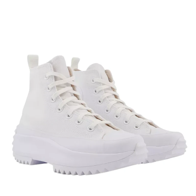 Unisex | Converse Run Star Hike Canvas High-Top Trainers (White) - Image 2
