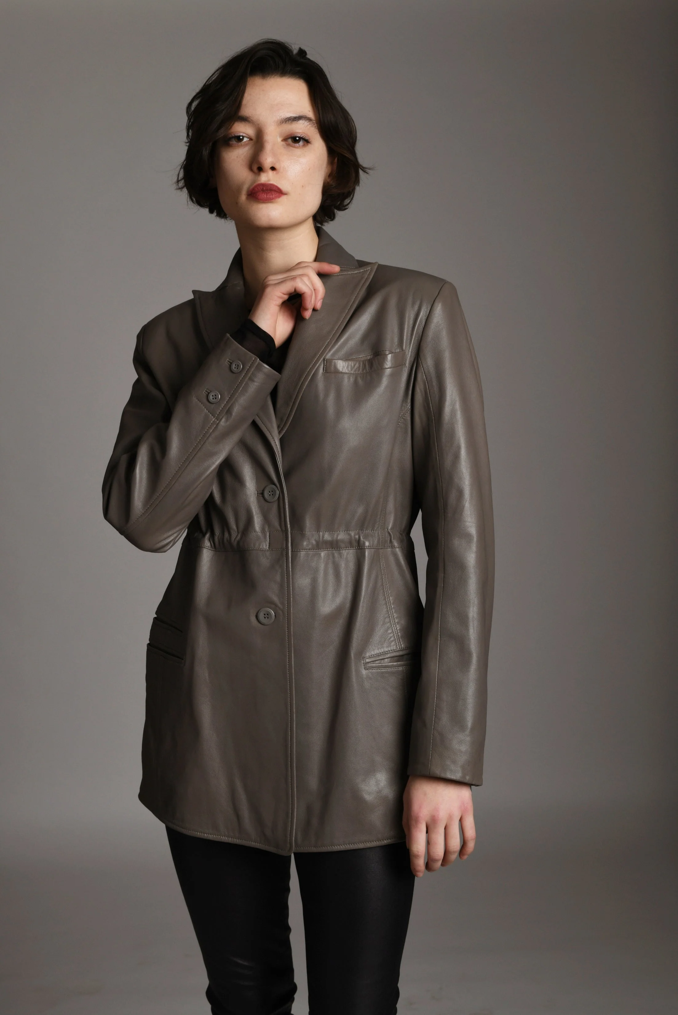 Giacca Lusso Emma Blazer Cement