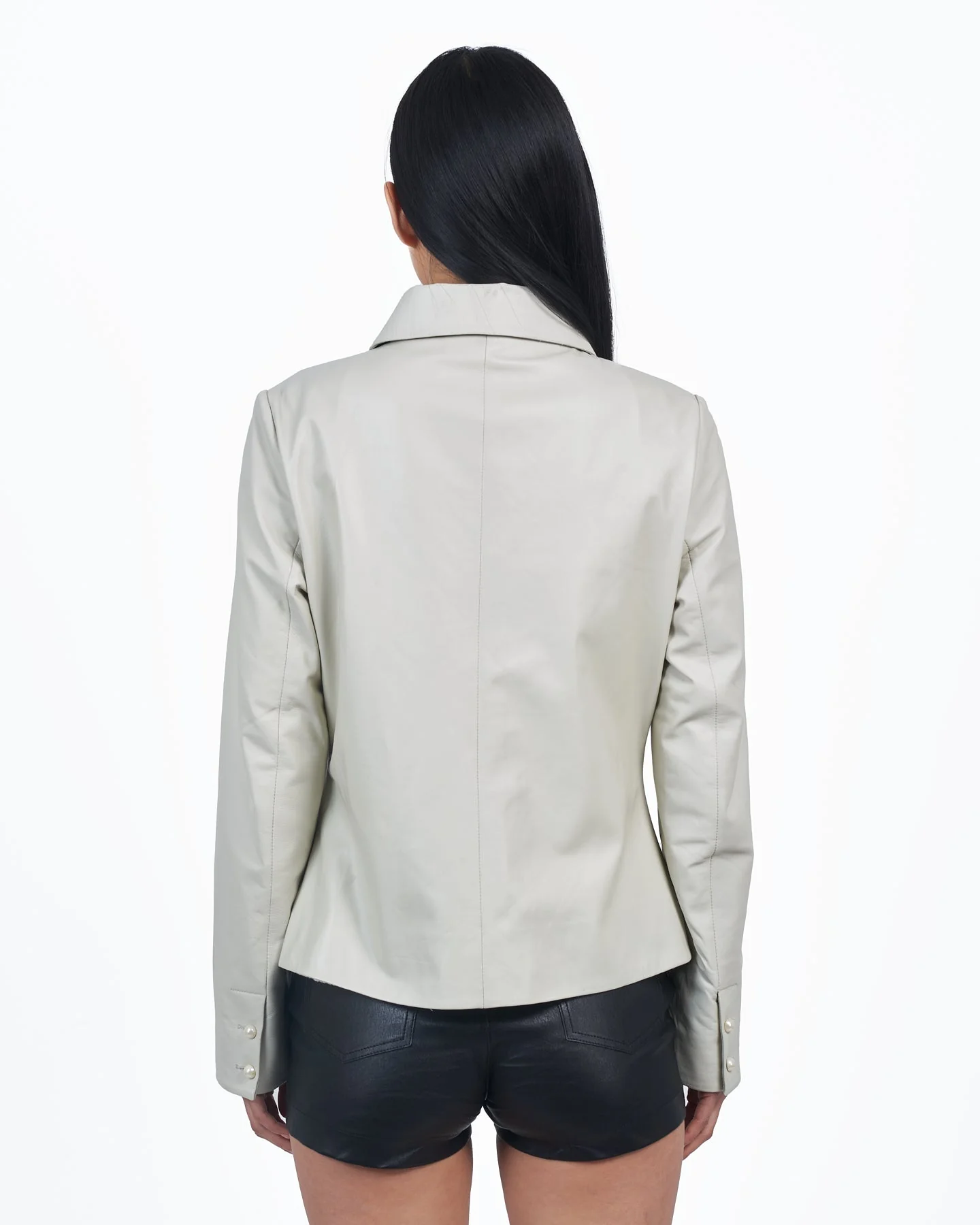 Giacca Lusso Shirt Jacket Off White - Image 3