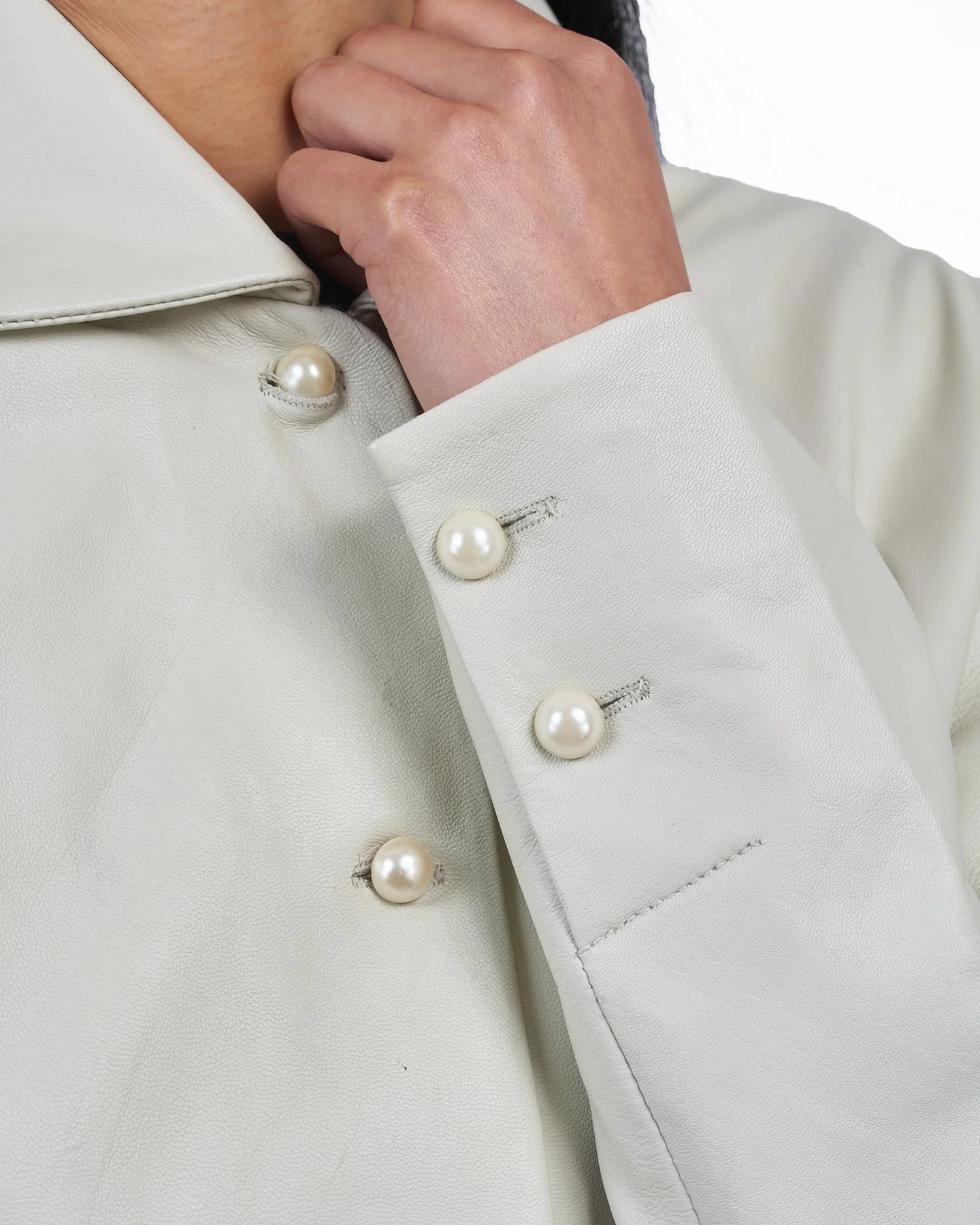 Giacca Lusso Shirt Jacket Off White - Image 4
