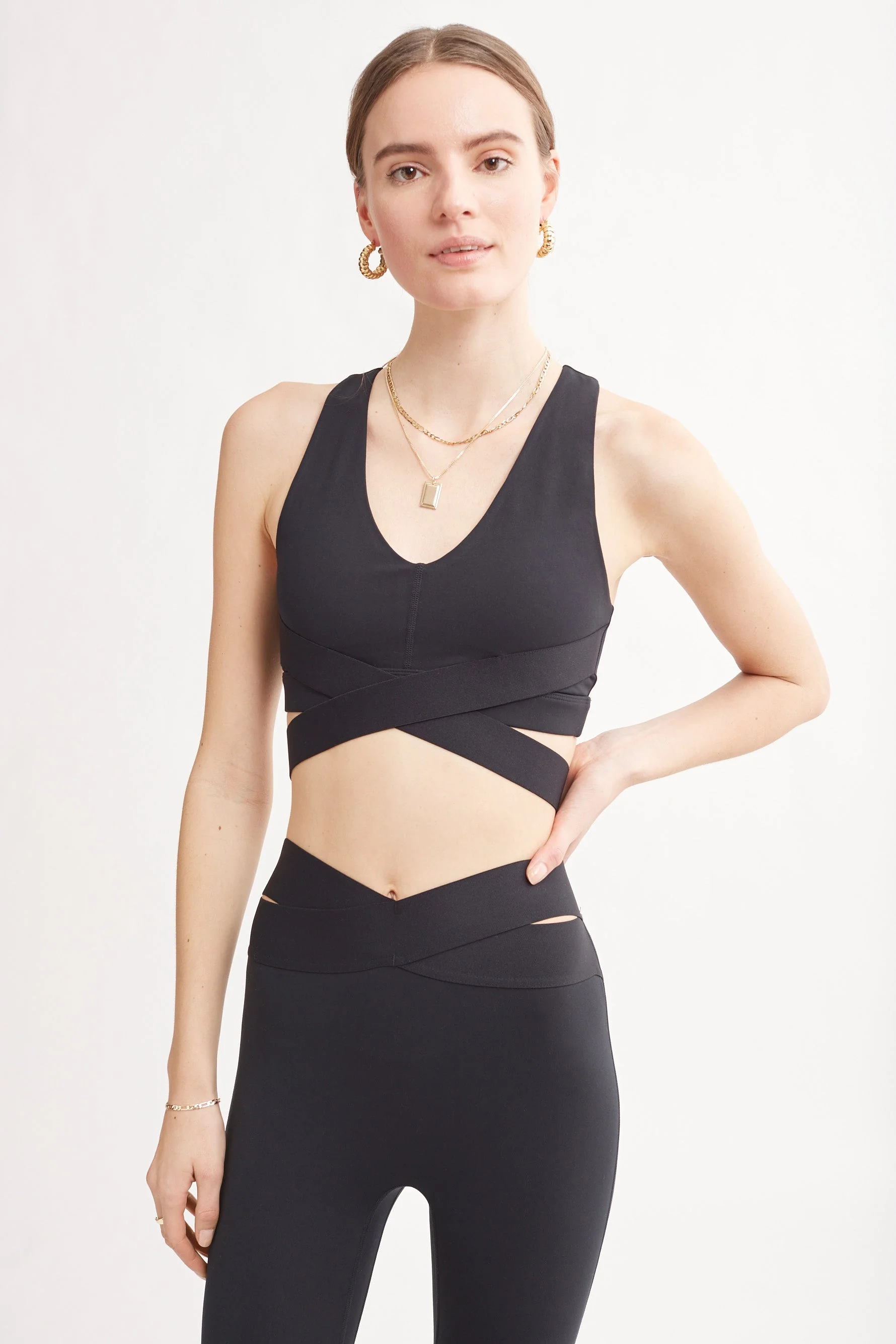 BANDIER Corso Crossover Bra - Black BRS19130 - Image 3