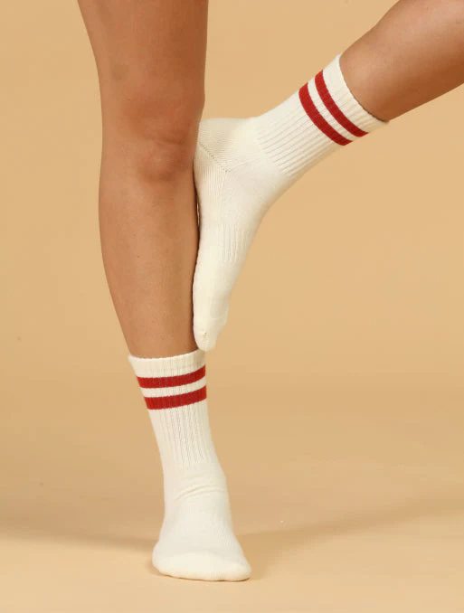 Double Stripe Trendy Socks - Image 2