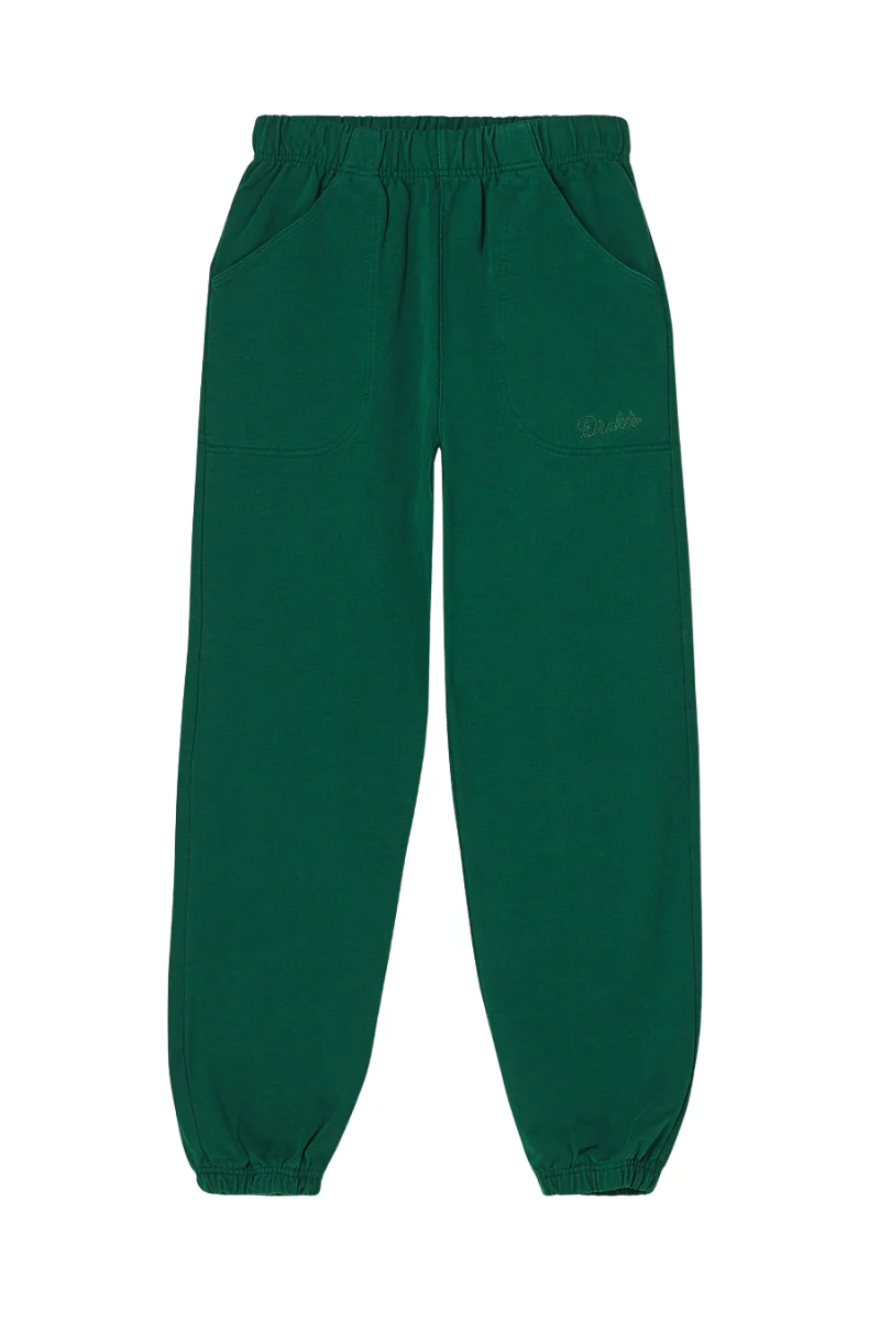 Drake's Cotton Jogging Bottoms in Green