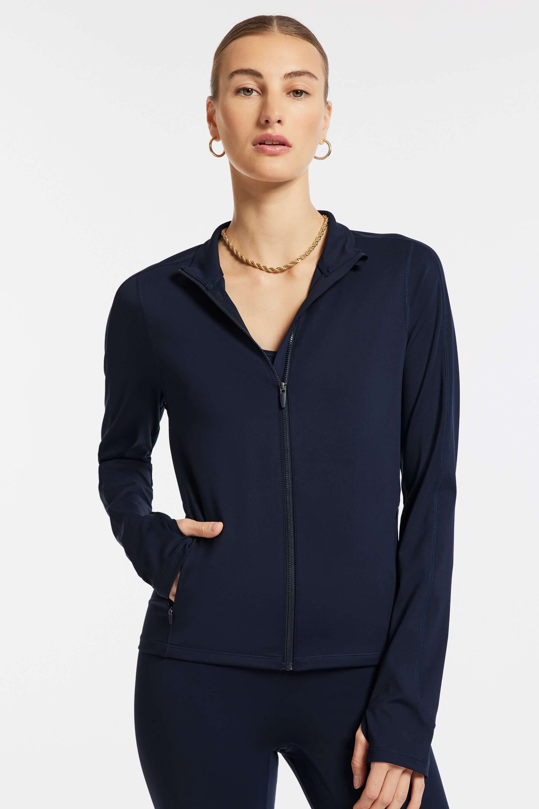BANDIER Encore Full Zip Jacket - Navy Blazer BND10177