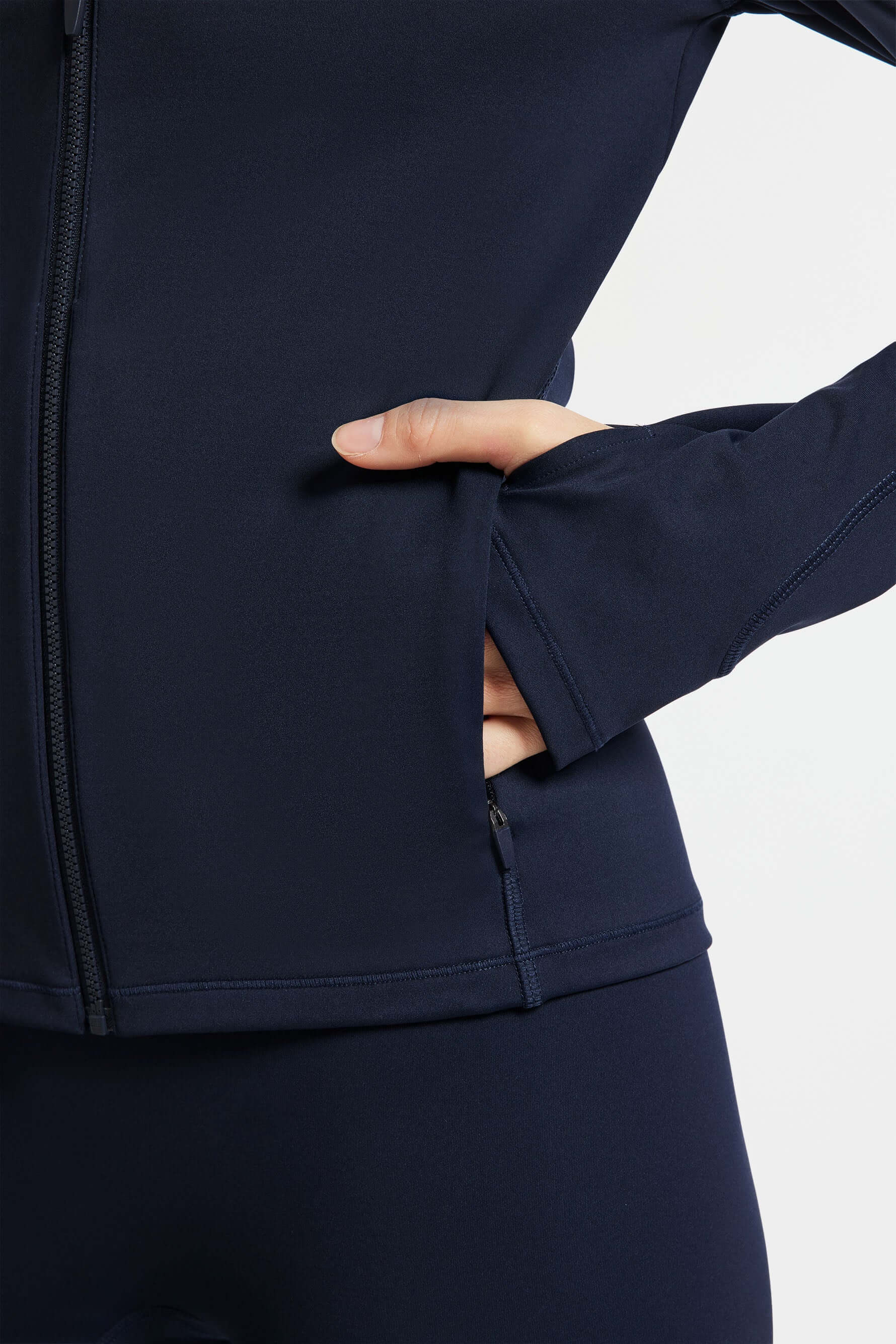 BANDIER Encore Full Zip Jacket - Navy Blazer BND10177 - Image 3