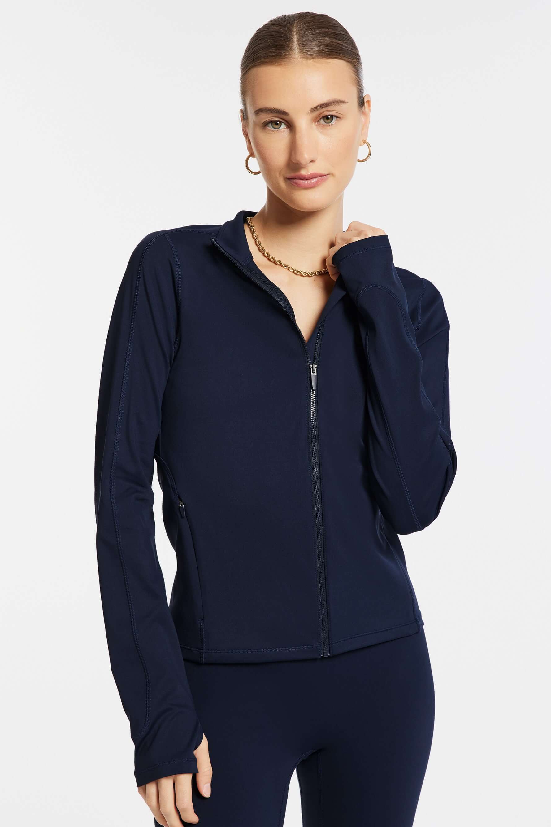 BANDIER Encore Full Zip Jacket - Navy Blazer BND10177 - Image 6