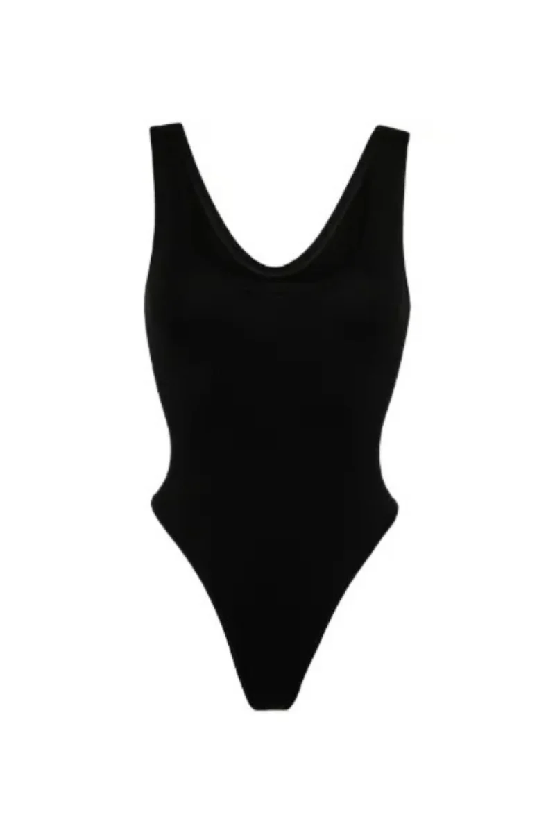 Eterne Women's Nylon-Blend Bodysuit Top